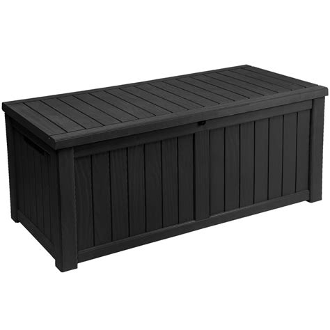 metal storage box porch|outdoor storage box 4x4x2.